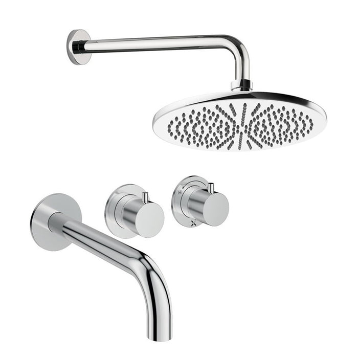 Crosswater Module Shower Set 3 with Fixed Head & Bath Spout