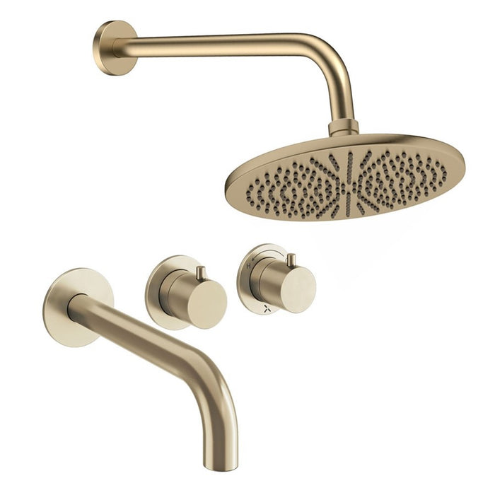 Crosswater Module Shower Set 3 with Fixed Head & Bath Spout