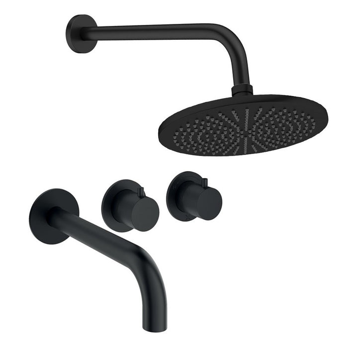 Crosswater Module Shower Set 3 with Fixed Head & Bath Spout