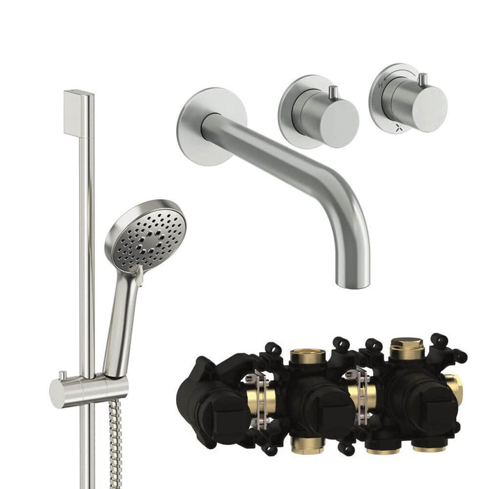 Crosswater Module Shower Set 4 with Handset & Bath Spout