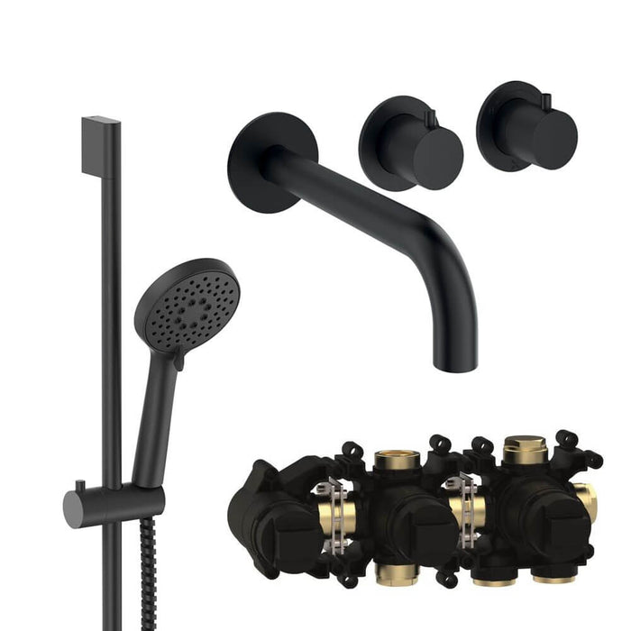 Crosswater Module Shower Set 4 with Handset & Bath Spout