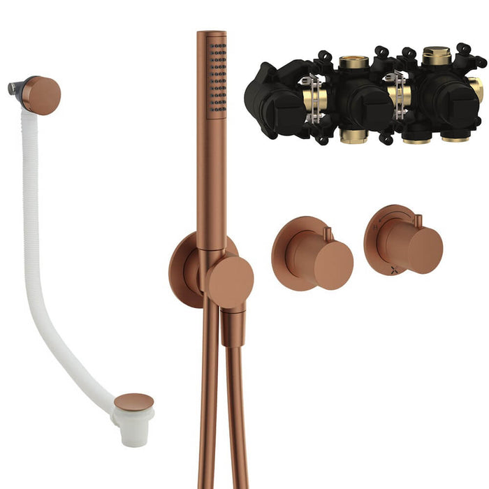 Crosswater Module Shower Set 5 with Handset & Bath Filler