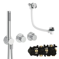Crosswater Module Shower Set 5 with Handset & Bath Filler