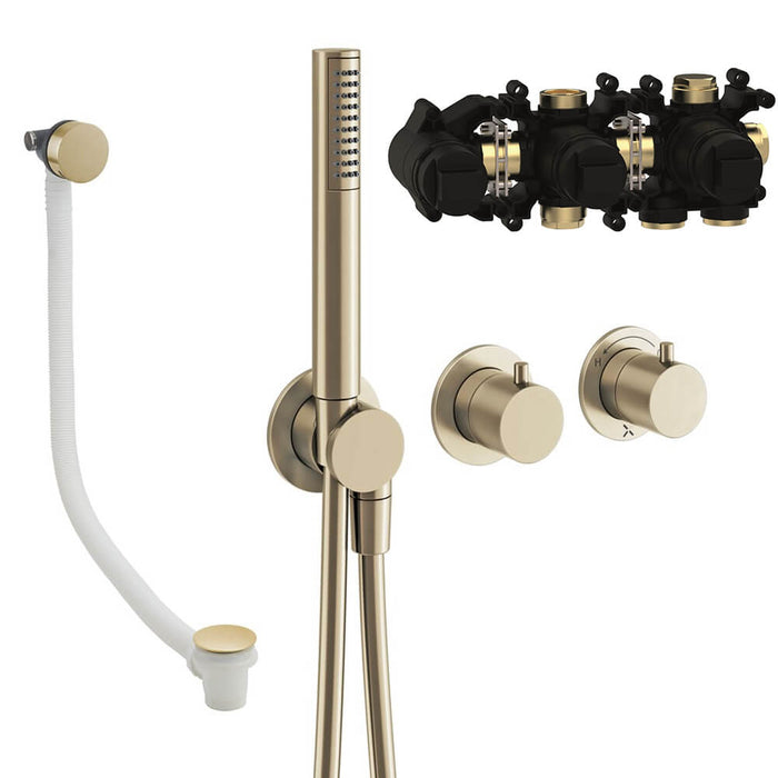 Crosswater Module Shower Set 5 with Handset & Bath Filler