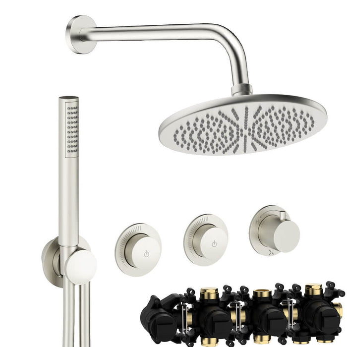 Crosswater Module Shower Set 8 with Fixed Head & Handset