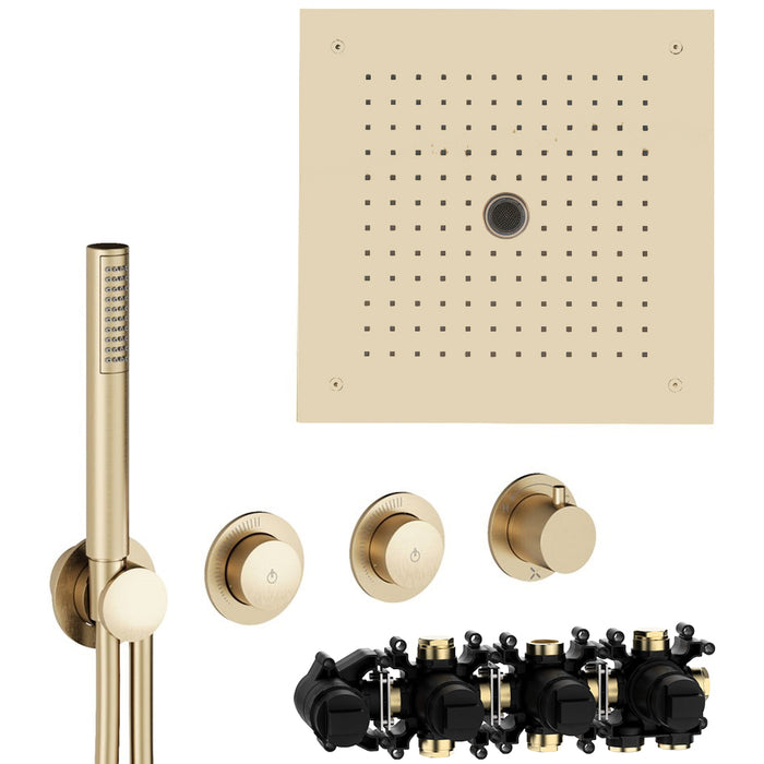 Crosswater Module Plus Shower Set 10 with Ceiling Shower & Handset