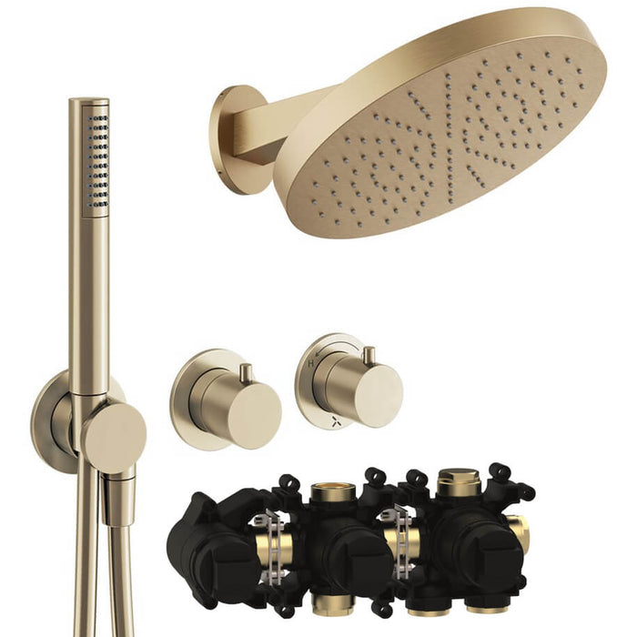 Crosswater Module Plus Shower Set 1 with Fixed Head & Handset