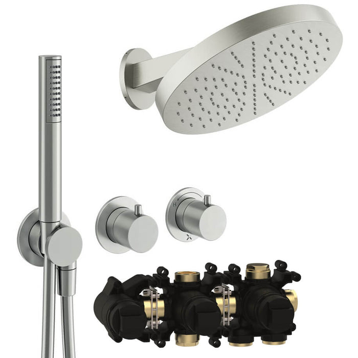 Crosswater Module Plus Shower Set 1 with Fixed Head & Handset