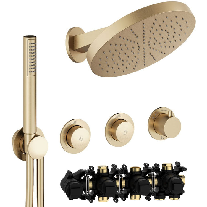 Crosswater Module Plus Shower Set 2 with Fixed Head & Handset