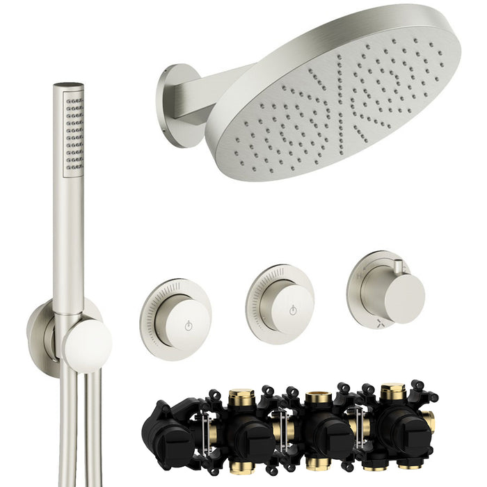 Crosswater Module Plus Shower Set 2 with Fixed Head & Handset