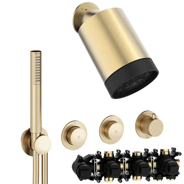 Crosswater Module Plus Shower Set 4 with Fixed Head & Handset