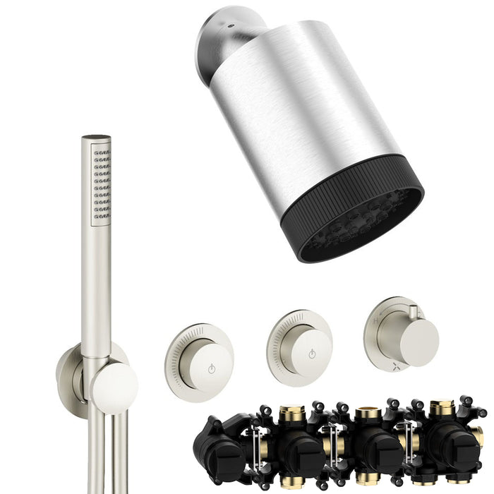 Crosswater Module Plus Shower Set 4 with Fixed Head & Handset