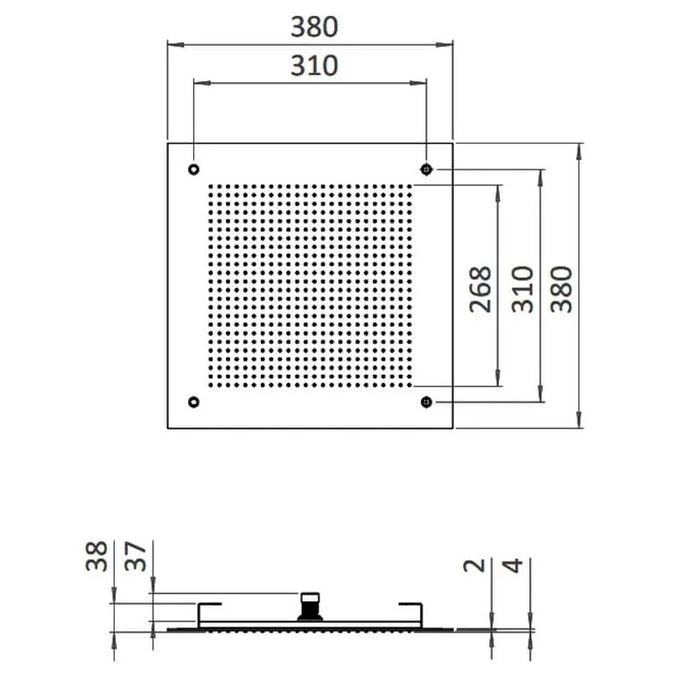 Crosswater Module Plus Shower Set 5 with Ceiling Shower