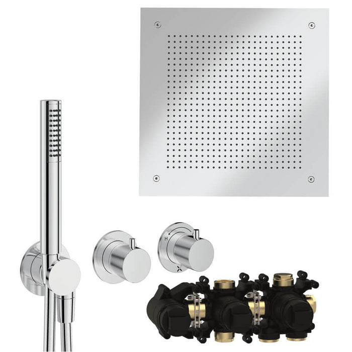 Crosswater Module Plus Shower Set 6 with Ceiling Shower & Handset