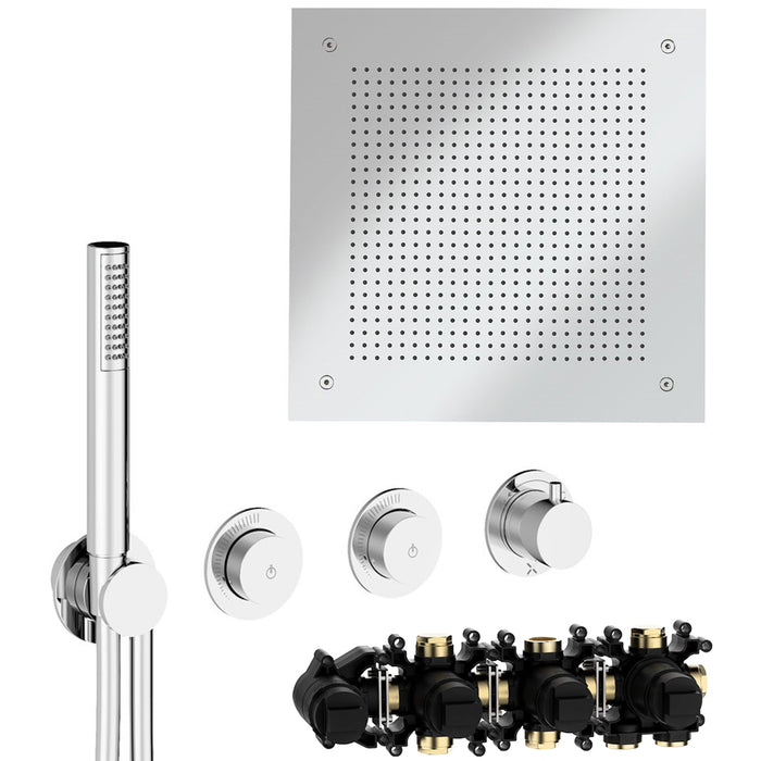 Crosswater Module Plus Shower Set 7 with Ceiling Shower & Handset