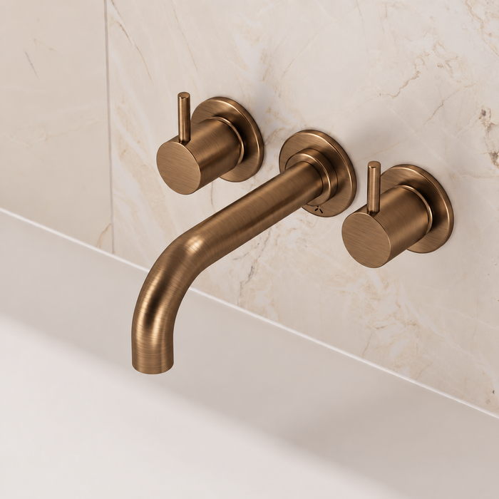 Crosswater MPRO 3 Hole Wall Mounted Bath Filler Tap