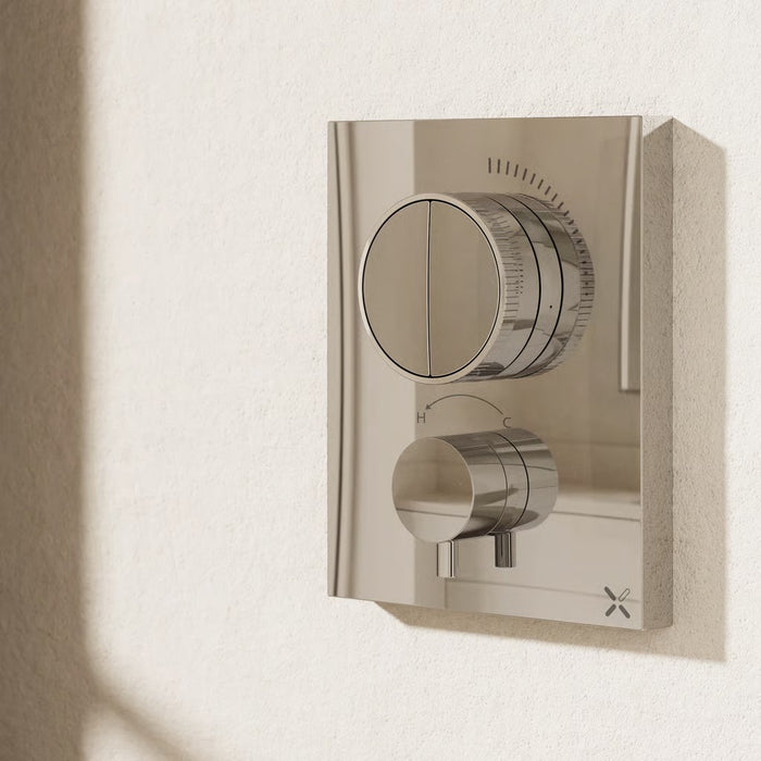 Crosswater MPRO Push Dual Outlet Shower Valve