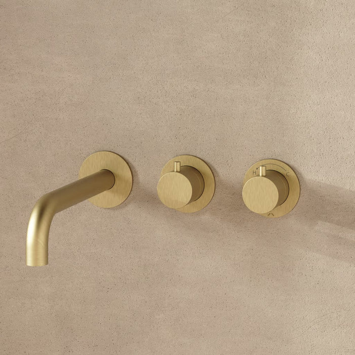 Crosswater MPRO Module 3 Outlet 2 Handle Shower Valve With Trim set And Handset