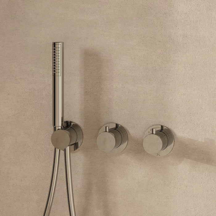 Crosswater MPRO Module 2 Outlet 2 Handle Shower Valve With Trim set And Handset