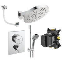 Crosswater Crossbox Push 3 Outlet Shower Set 10