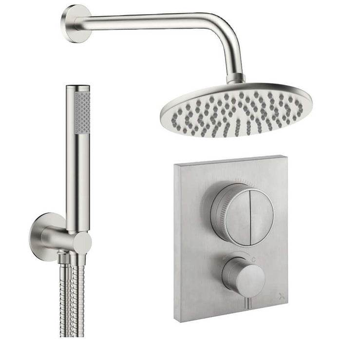 Crosswater Crossbox Push Shower Set 1 with Fixed Head & Handset