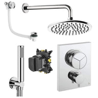 Crosswater Crossbox Push 3 Outlet Shower Set 7