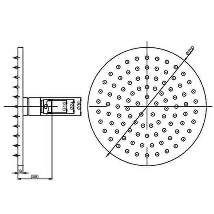 Crosswater Crossbox Push 3 Outlet Shower Set 7