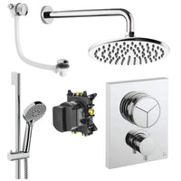 Crosswater Crossbox Push 3 Outlet Shower Set 8