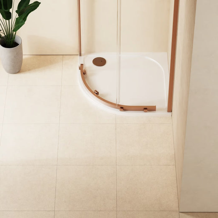 Crosswater Quadrant Shower Tray - White (Waste Sold Separately)