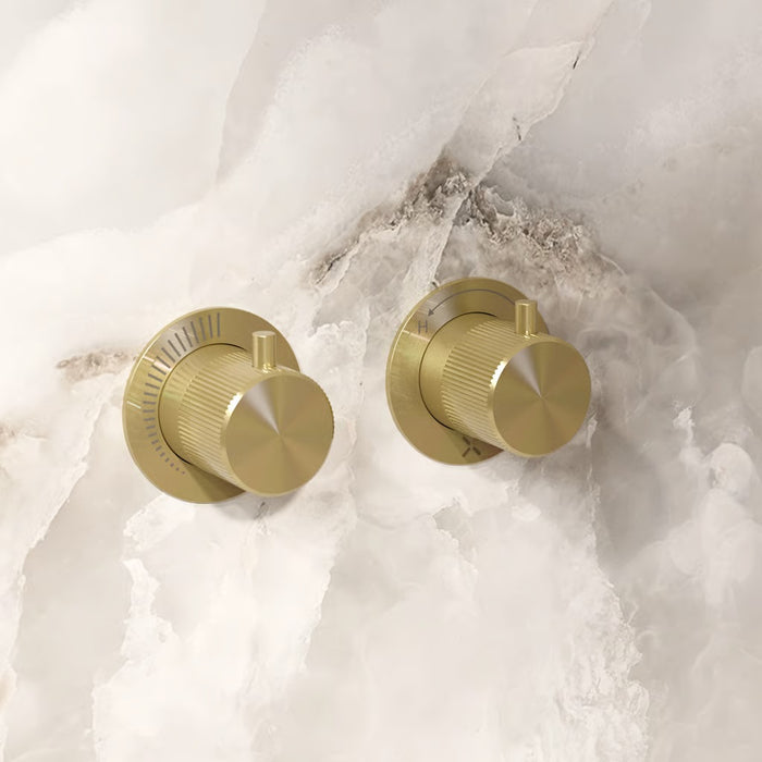 Crosswater Module 3ONE6  2 Outlet Thermostatic Concealed Shower Valve With Diverter Trim set