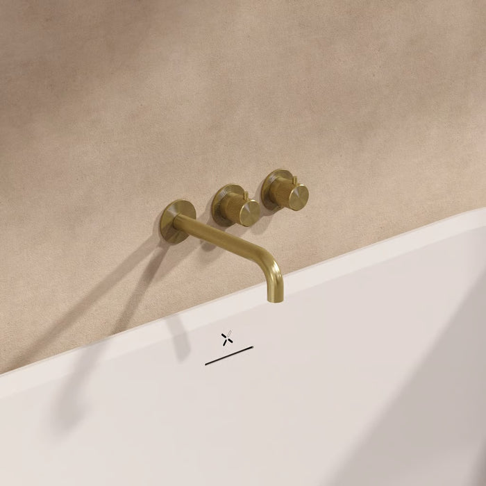 Crosswater Module 3ONE6 2 Outlet Thermostatic Concealed Shower Valve With Trim set and Bath Spout