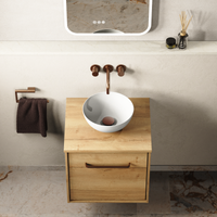 Crosswater Circus Countertop Basin - 300mm - No Tap Holes - White