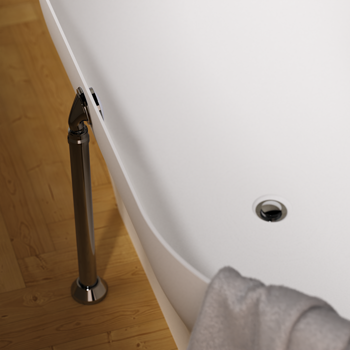 Crosswater Special Bath Waste for Natural Stone Bath - Chrome