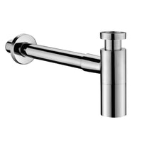 Contemporary Round Bottle Trap Chrome Easy Clean