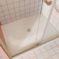 Crosswater Creo Rectangular Shower Tray with Waste - White