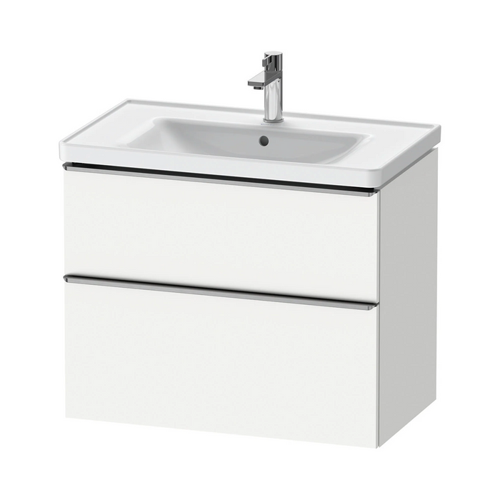 Duravit D-Neo Wall Mounted 2-Drawer Vanity Unit With Ceramic Basin - Matt White