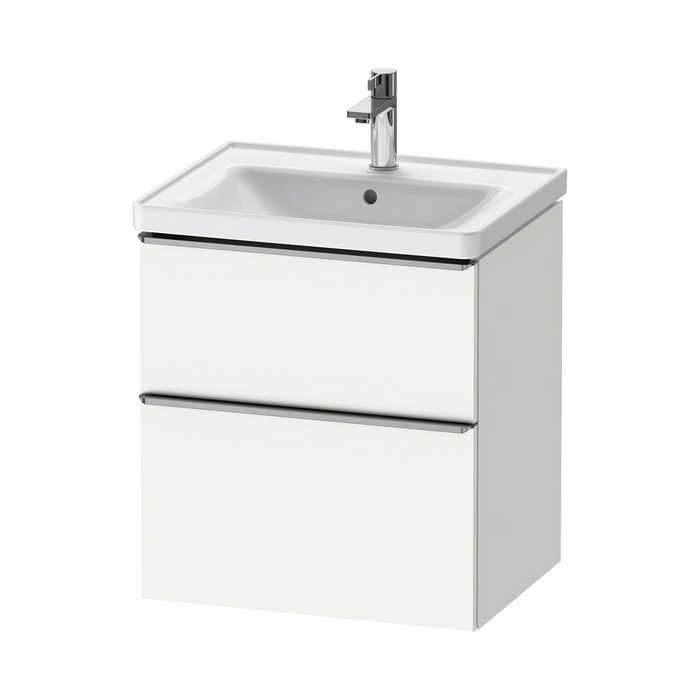 Duravit D-Neo Wall Mounted 2-Drawer Vanity Unit With Ceramic Basin - Matt White