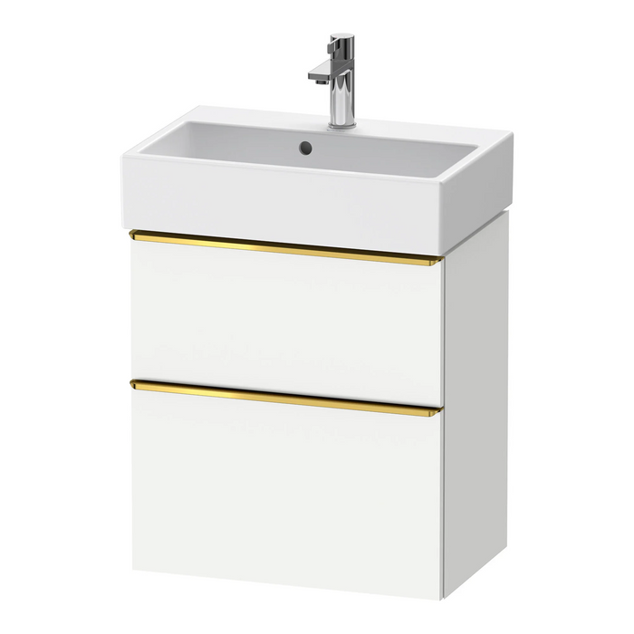 Duravit D-Neo Wall Mounted 2-Drawer Vanity Unit With Vero Air Ceramic Basin - Matt White