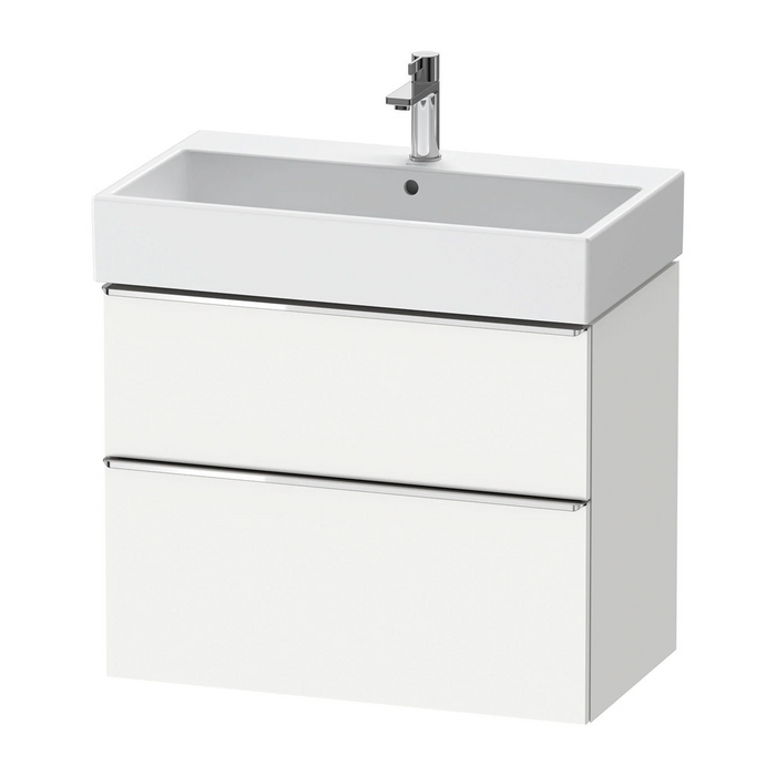 Duravit D-Neo Wall Mounted 2-Drawer Vanity Unit With Vero Air Ceramic Basin - Matt White