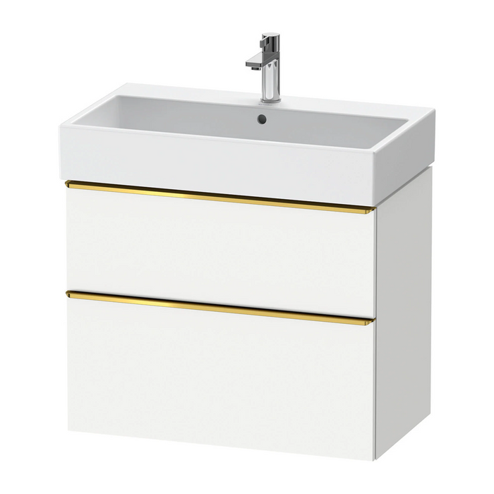 Duravit D-Neo Wall Mounted 2-Drawer Vanity Unit With Vero Air Ceramic Basin - Matt White