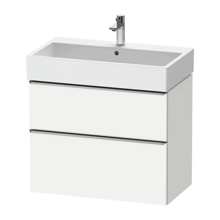 Duravit D-Neo Wall Mounted 2-Drawer Vanity Unit With Vero Air Ceramic Basin - Matt White
