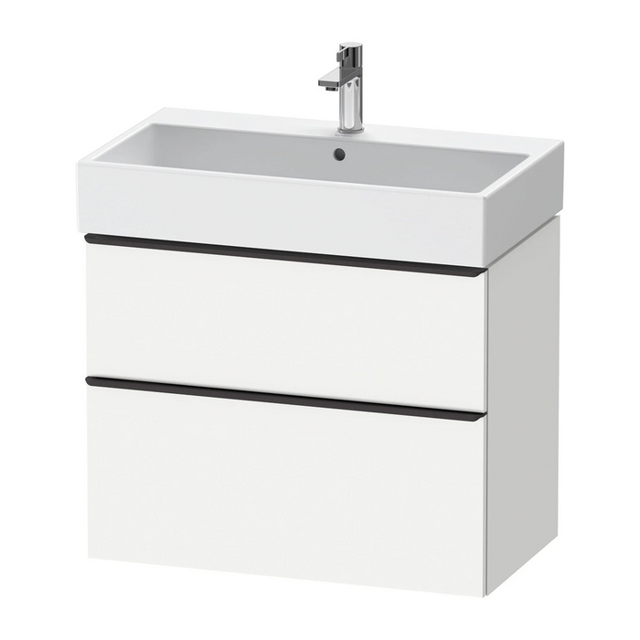 Duravit D-Neo Wall Mounted 2-Drawer Vanity Unit With Vero Air Ceramic Basin - Matt White