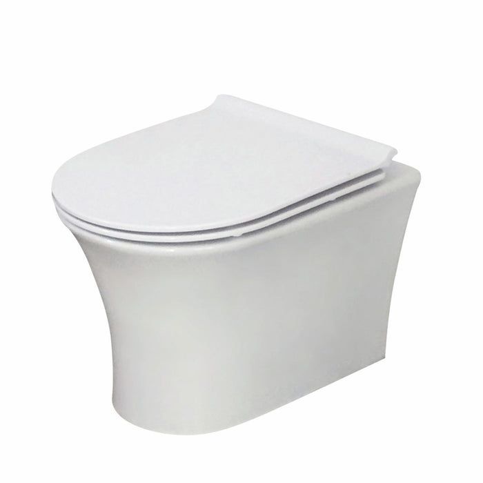 Scudo Deia Rimless Wall Hung Toilet with Soft Close Seat