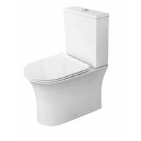 Scudo Deia Rimless Closed Back Close Coupled Toilet with Soft Close Seat