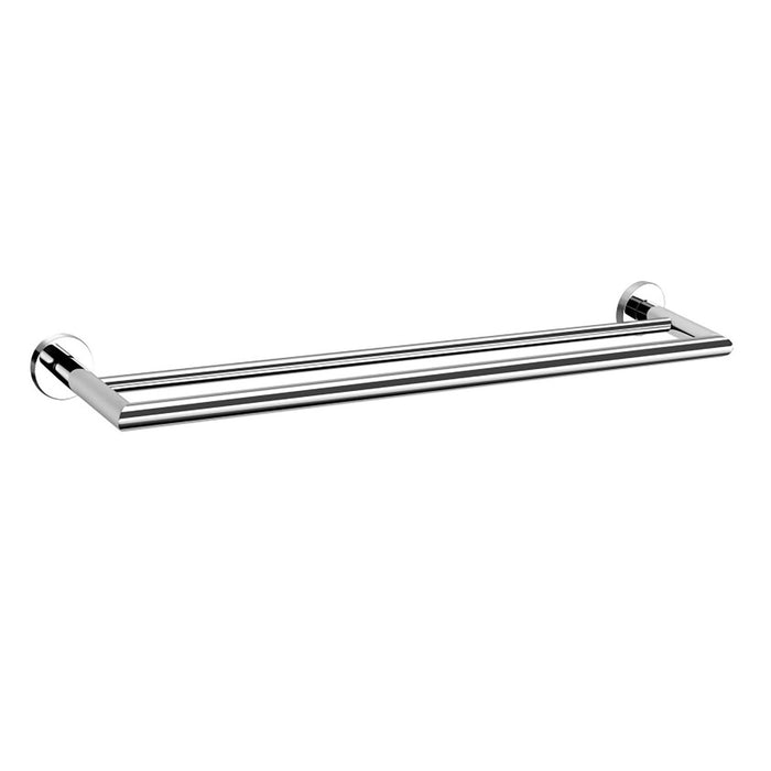 Scudo Delta Double Towel Bar - 600mm - Chrome