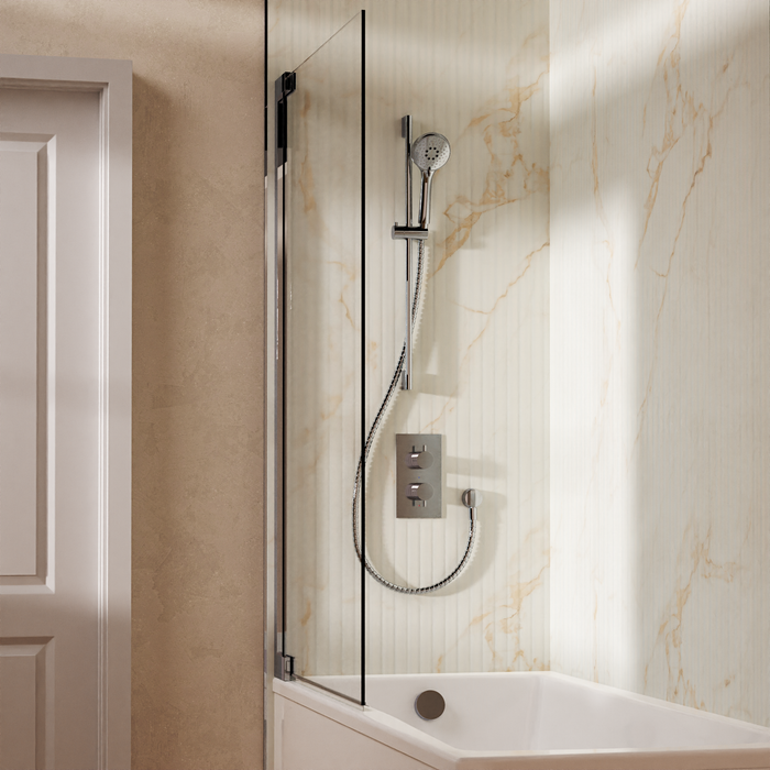 Crosswater Design Shower Set 6 with Handset & Bath Filler