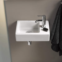 Duravit Vero Air 380mm Cloakroom Basin, 1 Right Tap Hole