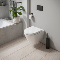 Duravit D-Code Rimless Wall Hung Toilet with Soft Close Seat