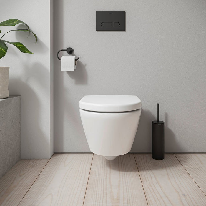 Duravit D-Code Rimless Wall Hung Toilet with Soft Close Seat