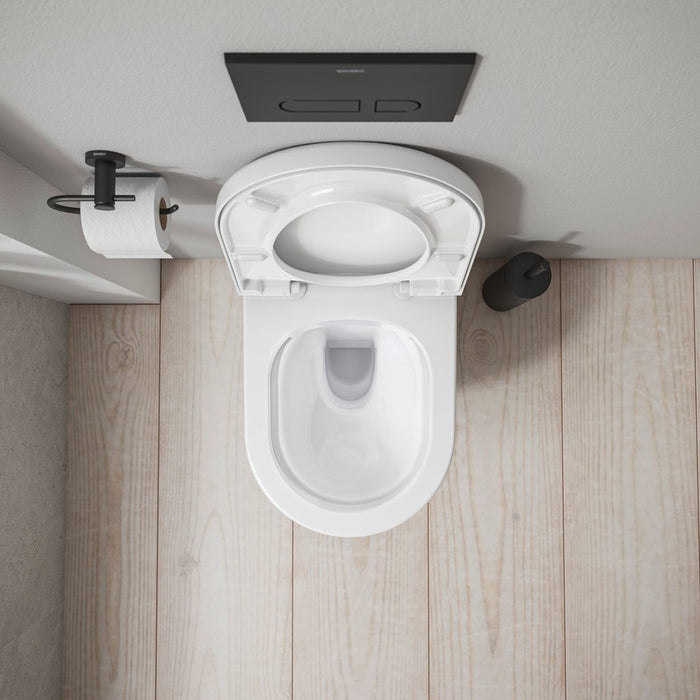 Duravit D-Code Rimless Wall Hung Toilet with Soft Close Seat